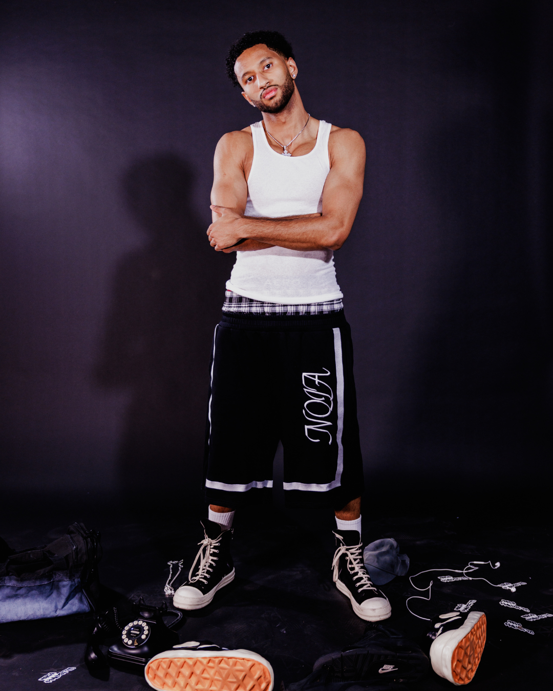 NOIA | BLACK SHORTS